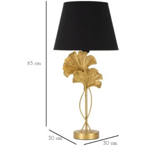 Mauro Ferretti tafellamp flow E27 Ø 30x63 cm goud zwart