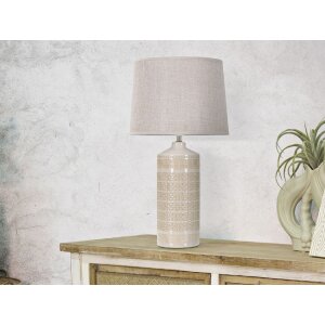Mauro Ferretti tafellamp Schaubilder E27 Ø 30x55 cm crème