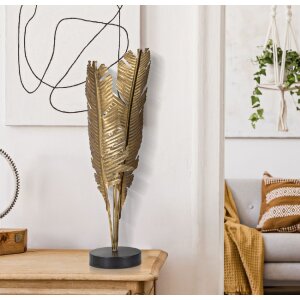 Mauro Ferretti tafellamp palmboom E27 Ø 26x65 cm goud