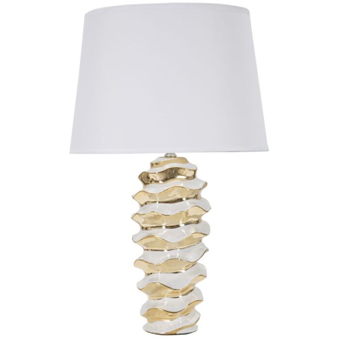Mauro Ferretti tafellamp Glam-Weltraum E27 Ø 33x53 cm witgoud