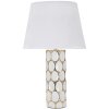 Mauro Ferretti tafellamp Glam Carv E27 Ø 34,5x56 cm witgoud