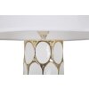 Mauro Ferretti tafellamp Glam Carv E27 Ø 34,5x56 cm witgoud