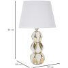 Mauro Ferretti tafellamp Glam Balls E27 Ø 28x46 cm witgoud