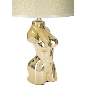 Mauro Ferretti tafellamp Glam Frau E27 Ø 25x39,5 cm goud