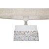 Mauro Ferretti tafellamp Nairobi E27 Ø 35x60,5 cm wit gewassen bruin
