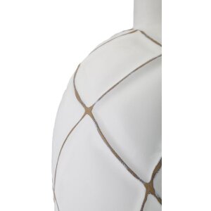 Mauro Ferretti tafellamp lijnen E27 Ø 35x60 cm wit gewassen
