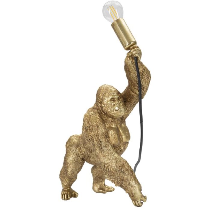 Mauro Ferretti Gorilla tafellamp E14 22,5x16x40 cm goud