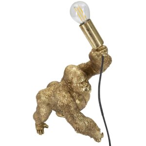 Mauro Ferretti Gorilla tafellamp E14 22,5x16x40 cm goud