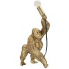 Mauro Ferretti Gorilla tafellamp E14 22,5x16x40 cm goud