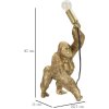Mauro Ferretti Gorilla tafellamp E14 22,5x16x40 cm goud