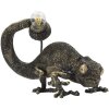 Mauro Ferretti tafellamp hagedis E14 37,5x16,5x22 cm zwart goud