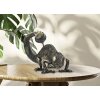 Mauro Ferretti tafellamp hagedis E14 37,5x16,5x22 cm zwart goud