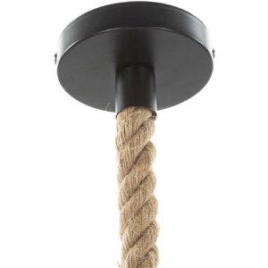 Mauro Ferretti plafondlamp monkey E27 Ø 27x32x60 cm zwart bruin