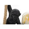Mauro Ferretti plafondlamp monkey E27 Ø 27x32x60 cm zwart bruin