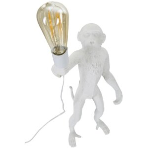 Mauro Ferretti tafellamp monkey E27 Ø 26x34x55 cm wit