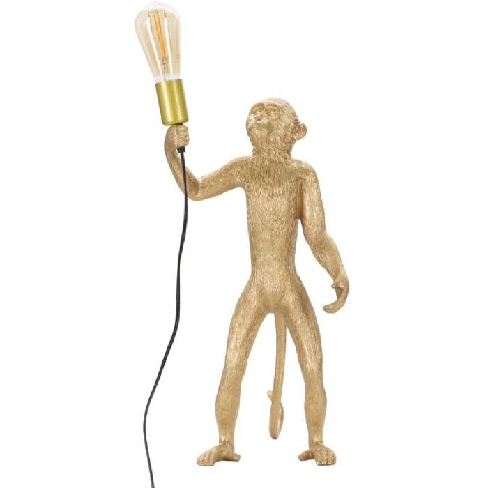 Mauro Ferretti tafellamp monkey E27 Ø 26x34x55 cm goud