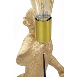 Mauro Ferretti tafellamp monkey E27 Ø 26x34x55 cm goud
