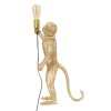 Mauro Ferretti tafellamp monkey E27 Ø 26x34x55 cm goud