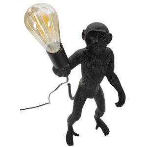 Mauro Ferretti tafellamp monkey E27 Ø 26x34x55 cm zwart