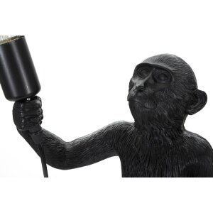Mauro Ferretti tafellamp monkey E27 Ø 26x34x55 cm zwart