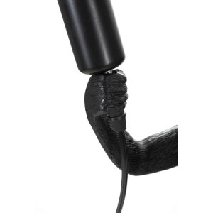 Mauro Ferretti tafellamp monkey E27 Ø 26x34x55 cm zwart