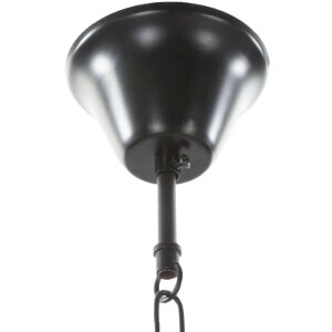 Mauro Ferretti plafondlamp rope cirkel 6-lichts E27 Ø 64x90 cm bruin zwart
