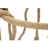 Mauro Ferretti plafondlamp rope cirkel 6-lichts E27 Ø 64x90 cm bruin zwart