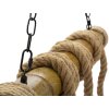 Mauro Ferretti plafondlamp bamboe touw 6-lichts E27 80x15x120 cm bruin