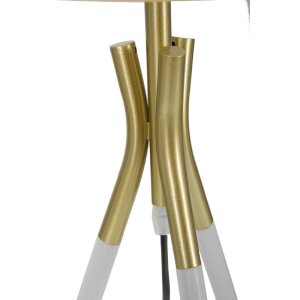 Mauro Ferretti tafellamp Triply E27 Ø 28x57 cm goud wit