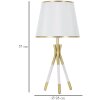 Mauro Ferretti tafellamp Triply E27 Ø 28x57 cm goud wit