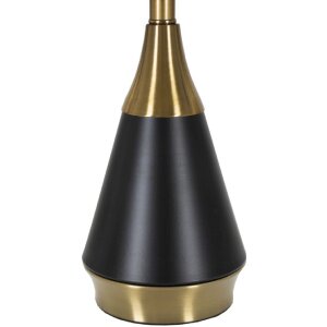 Mauro Ferretti tafellamp Blacky E27 Ø 28x50 cm zwartgoud