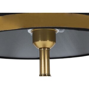 Mauro Ferretti tafellamp Blacky E27 Ø 28x50 cm zwartgoud