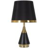 Mauro Ferretti tafellamp Blacky E27 Ø 28x50 cm zwartgoud