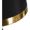 Mauro Ferretti tafellamp Blacky E27 Ø 28x50 cm zwartgoud
