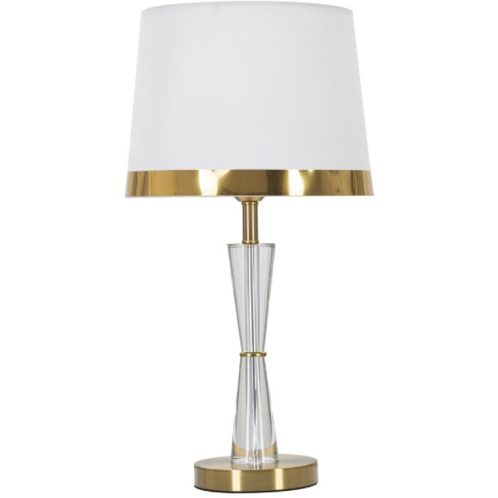 Mauro Ferretti tafellamp Kristal E27 Ø 30x56 cm goud wit