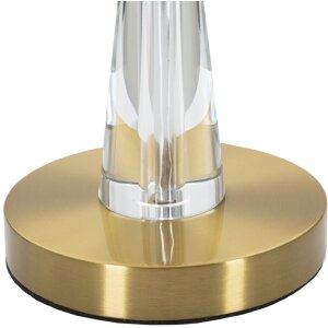 Mauro Ferretti tafellamp Kristal E27 Ø 30x56 cm goud wit