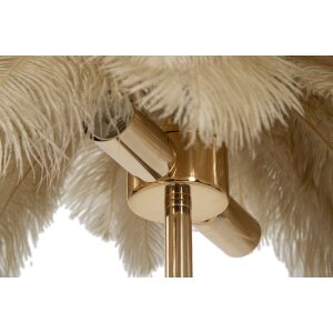 Mauro Ferretti tafellamp palmboom 2-lichts E14 Ø 55x60 cm camel goud