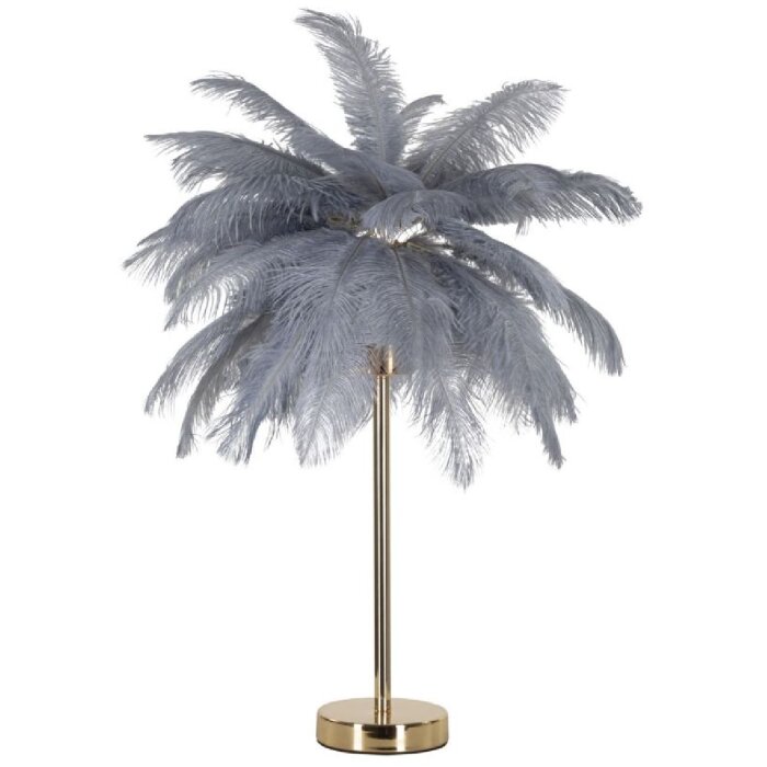 Mauro Ferretti tafellamp palmboom 2-lichts E14 Ø 55x60 cm grijs goud