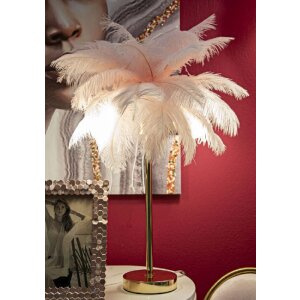 Mauro Ferretti tafellamp palmboom 2-lichts E14 Ø 40x55 cm rosé goud