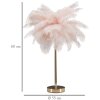 Mauro Ferretti tafellamp palmboom 2-lichts E14 Ø 40x55 cm rosé goud
