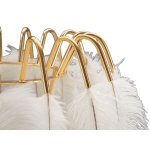 Mauro Ferretti tafellamp veervoet E27 Ø 40x60 cm goud wit