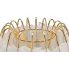 Mauro Ferretti tafellamp veervoet E27 Ø 40x60 cm goud wit