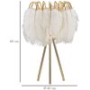 Mauro Ferretti tafellamp veervoet E27 Ø 40x60 cm goud wit