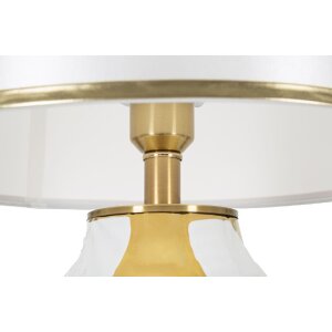 Mauro Ferretti tafellamp keramiek E27 Ø 40x70 cm goud wit
