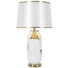 Mauro Ferretti tafellamp keramiek E27 Ø 40x70 cm goud wit