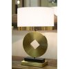 Mauro Ferretti tafellamp Coin E270 Ø 30x53 cm goud wit