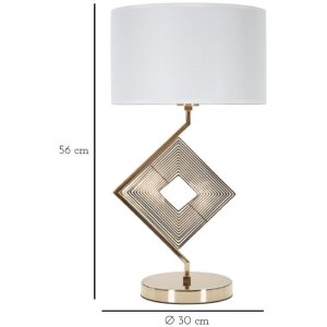 Mauro Ferretti Move tafellamp E27 Ø 30x56 cm goud wit
