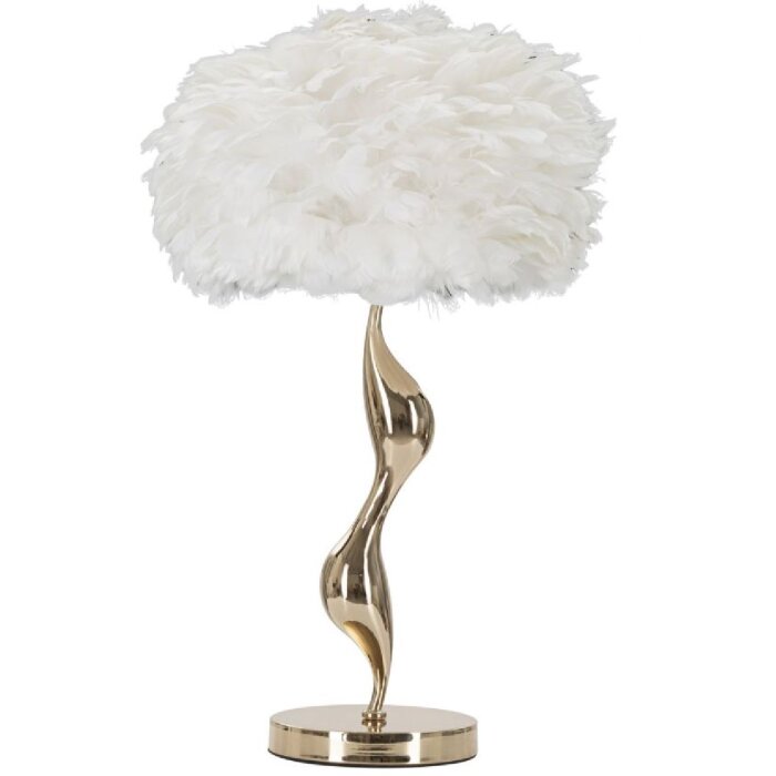 Mauro Ferretti tafellamp slim E27 Ø 40x63 cm witgoud