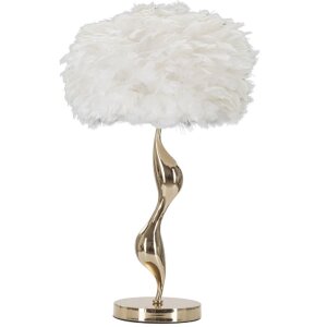 Mauro Ferretti tafellamp slim E27 Ø 40x63 cm witgoud