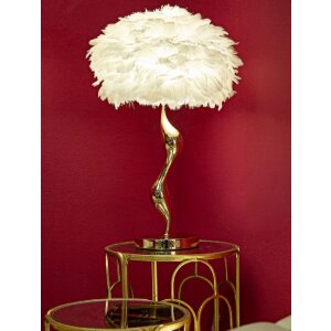 Mauro Ferretti tafellamp slim E27 Ø 40x63 cm witgoud